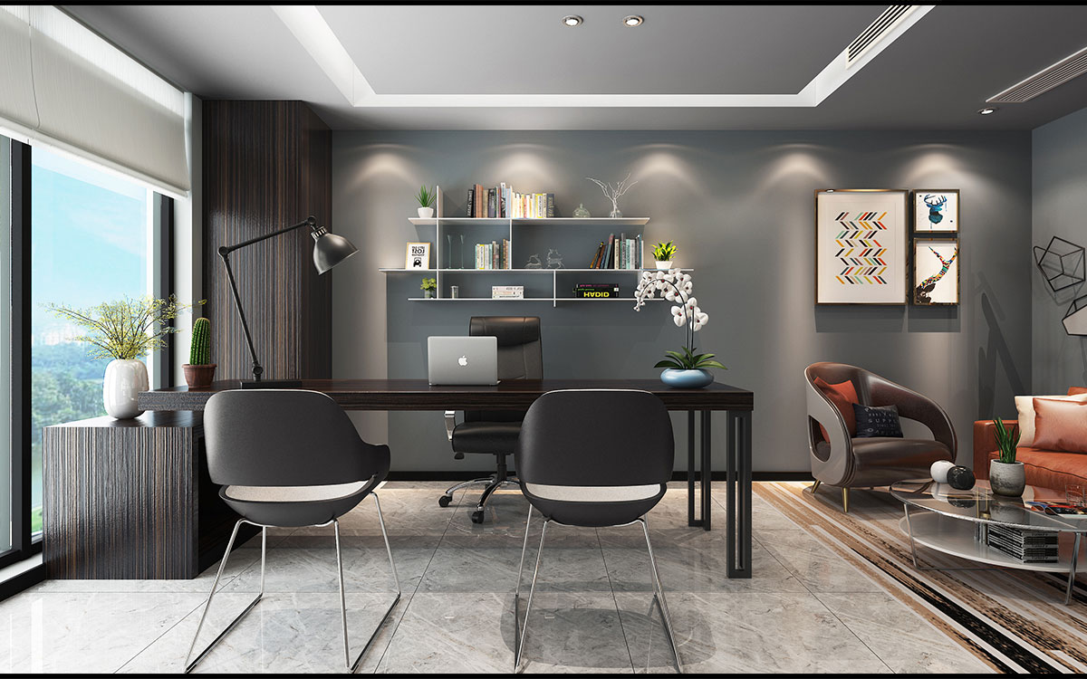 210平米新郑办公室装修设计效果图