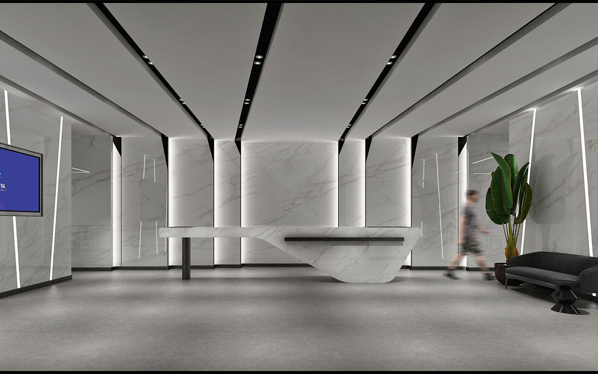 420平米新郑企业办公室设计效果图