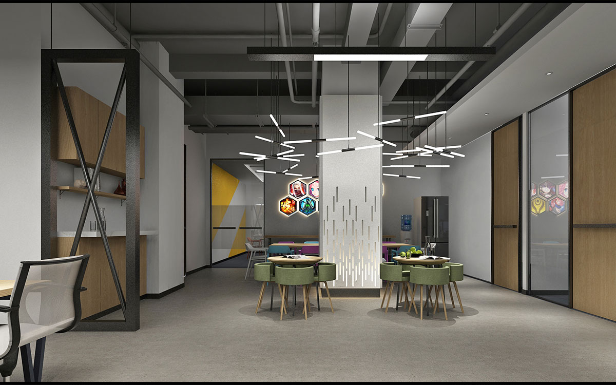 420平米新郑企业办公室设计效果图