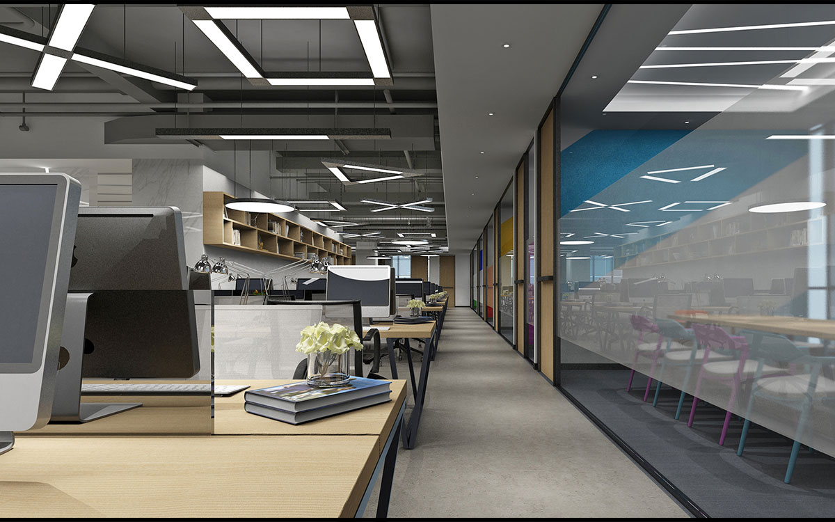 420平米新郑企业办公室设计效果图