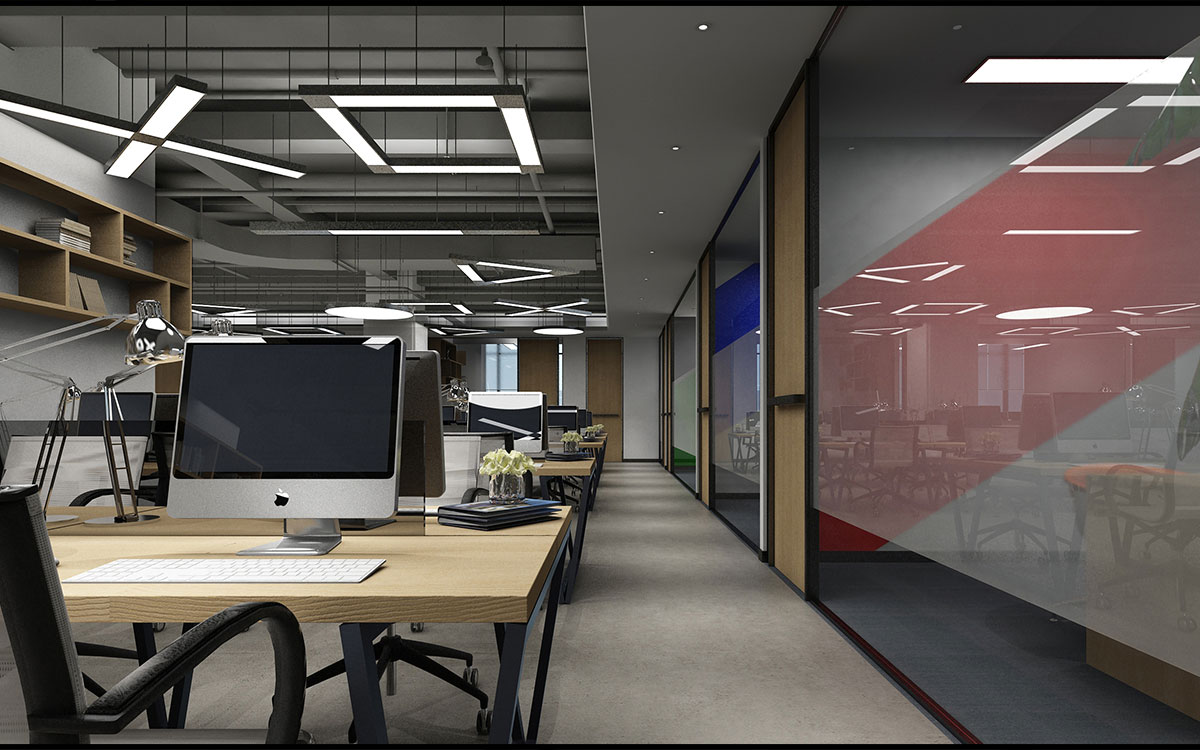 420平米新郑企业办公室设计效果图