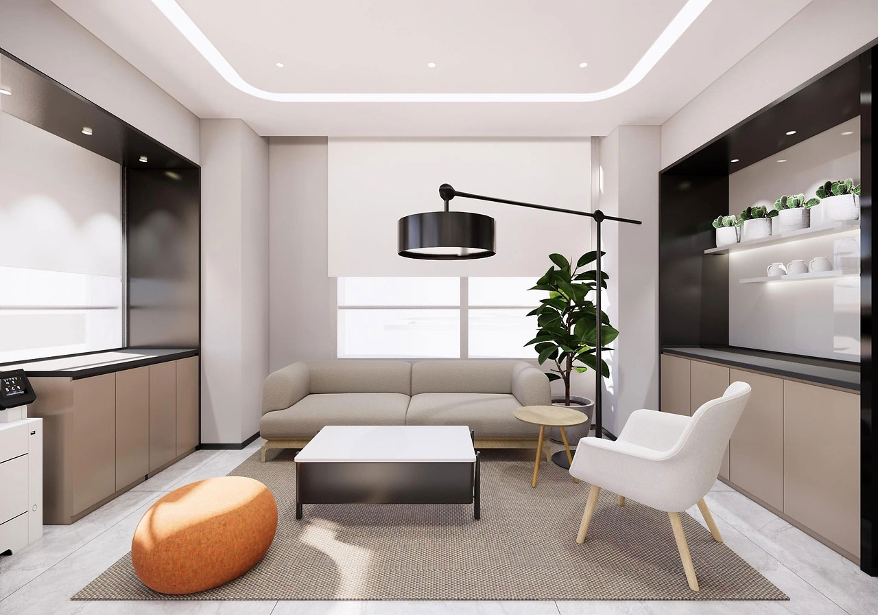 251平米新郑办公室装修效果图