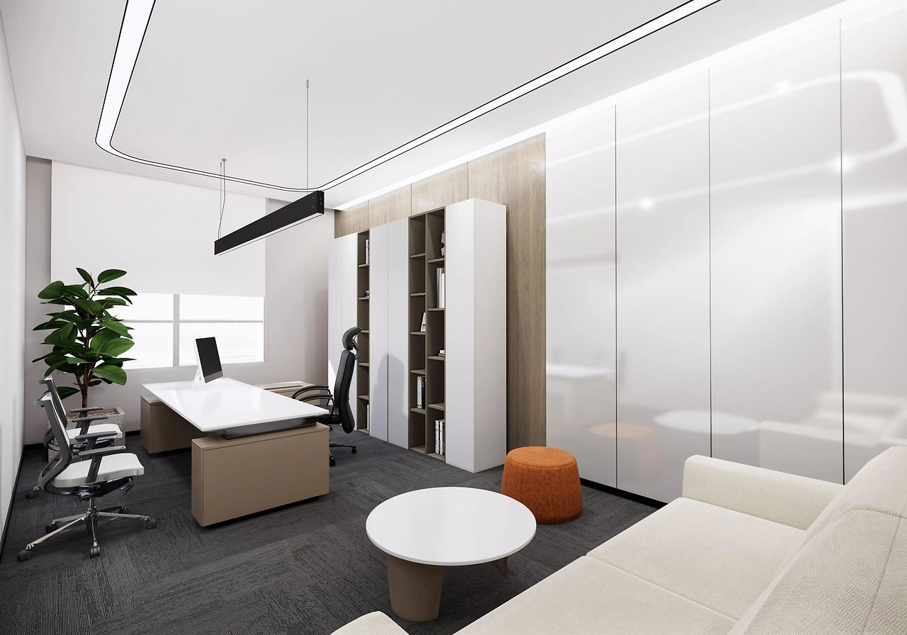 251平米新郑办公室装修效果图