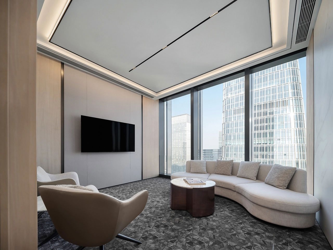 810平米新郑办公室装修设计效果图