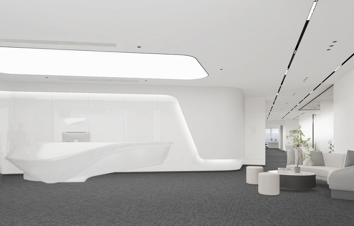 517平米新郑办公室装修设计效果图