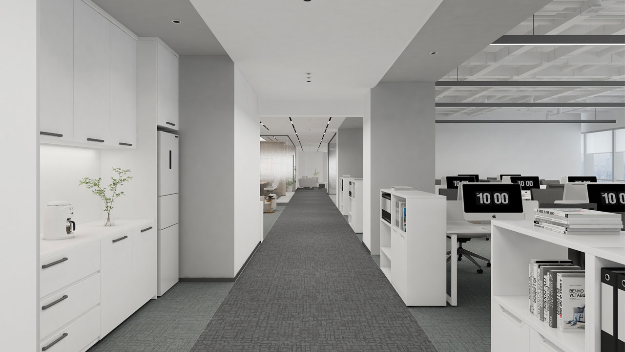 517平米新郑办公室装修设计效果图