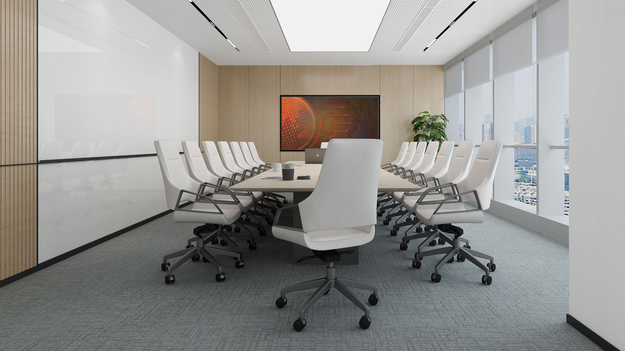 517平米新郑办公室装修设计效果图