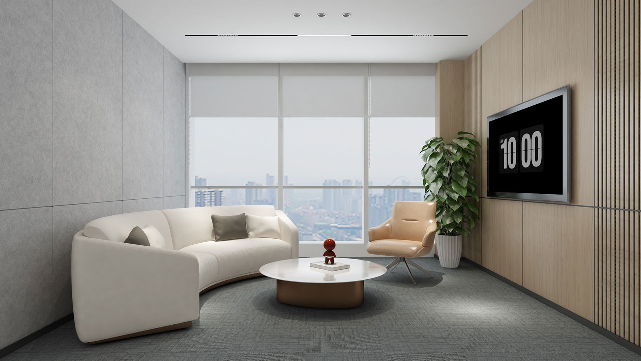 517平米新郑办公室装修设计效果图