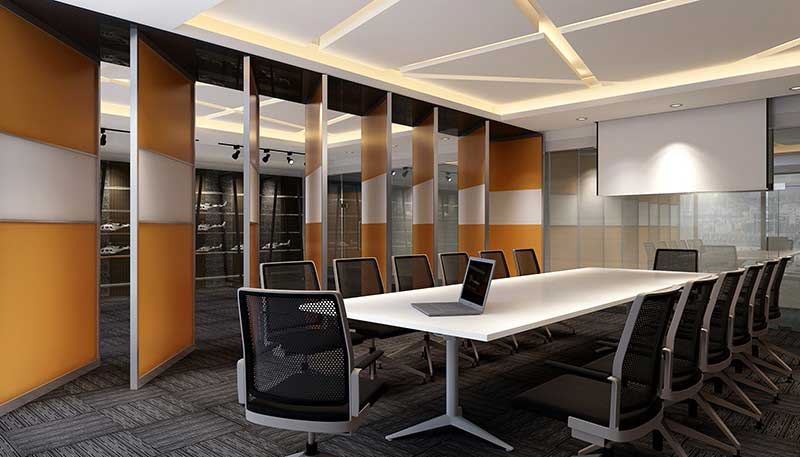 275平米新郑办公室装修施工效果图