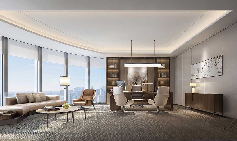 760平米新郑办公室装修设计效果图