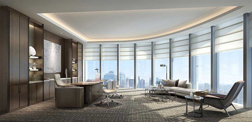 760平米新郑办公室装修设计效果图