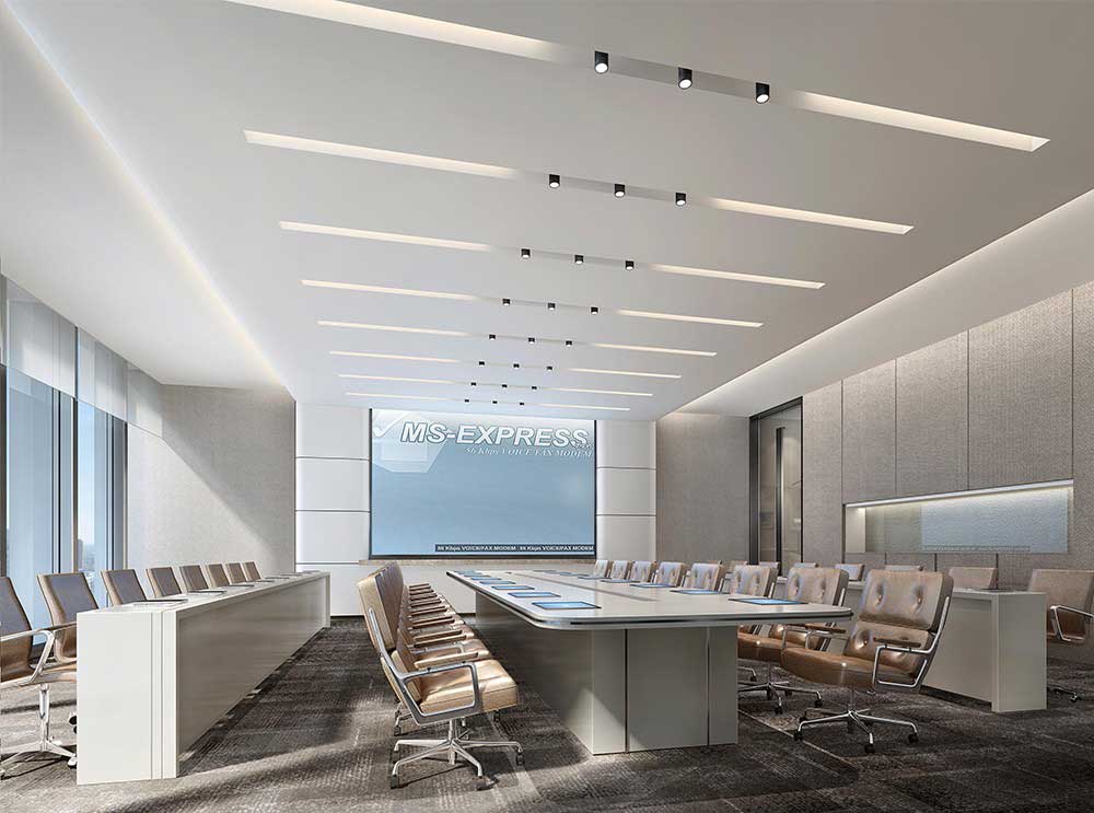 760平米新郑办公室装修设计效果图