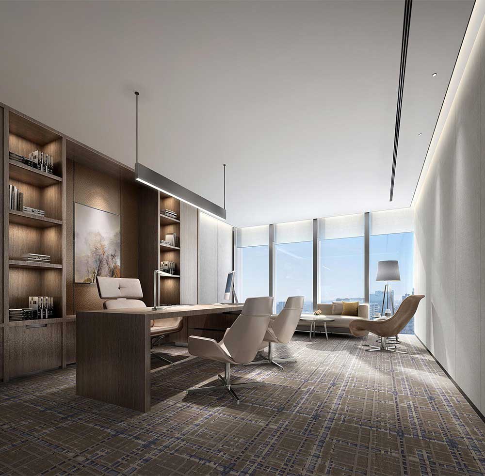 760平米新郑办公室装修设计效果图