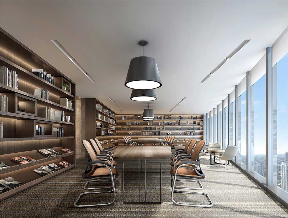 760平米新郑办公室装修设计效果图