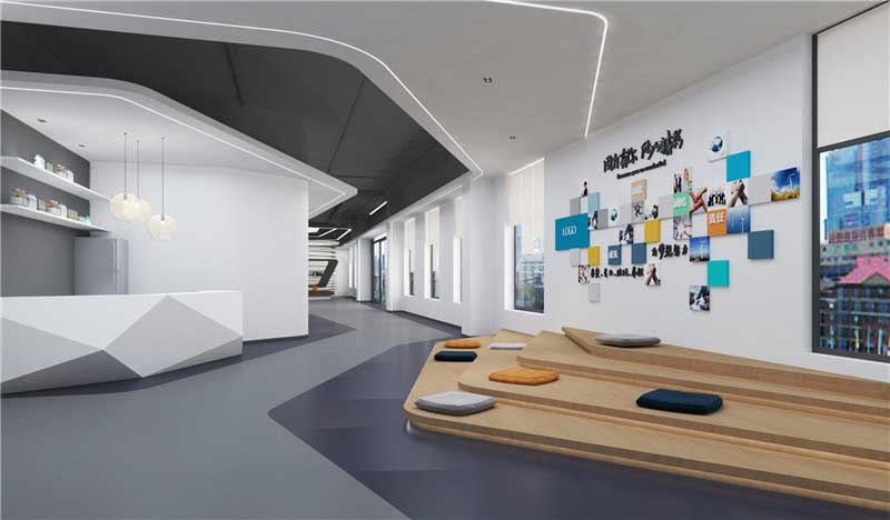 315平米新郑企业办公室装修设计效果图