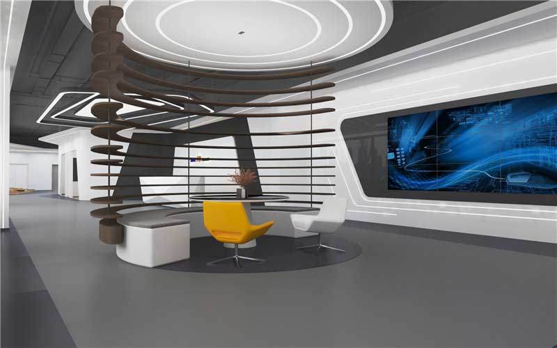 315平米新郑企业办公室装修设计效果图