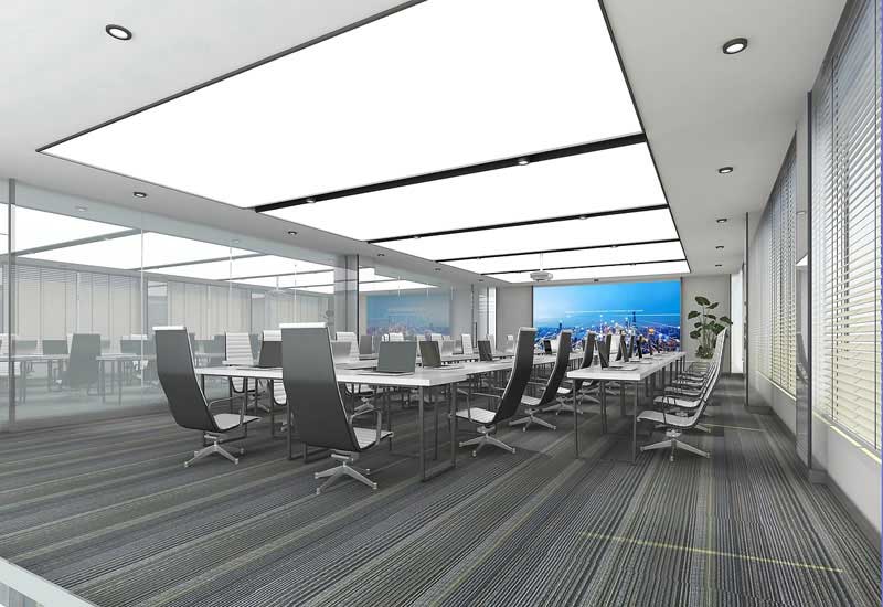 60平米新郑会议室装修设计效果图