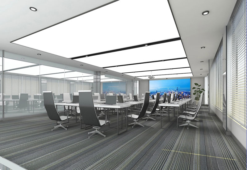 60平米新郑会议室装修设计效果图