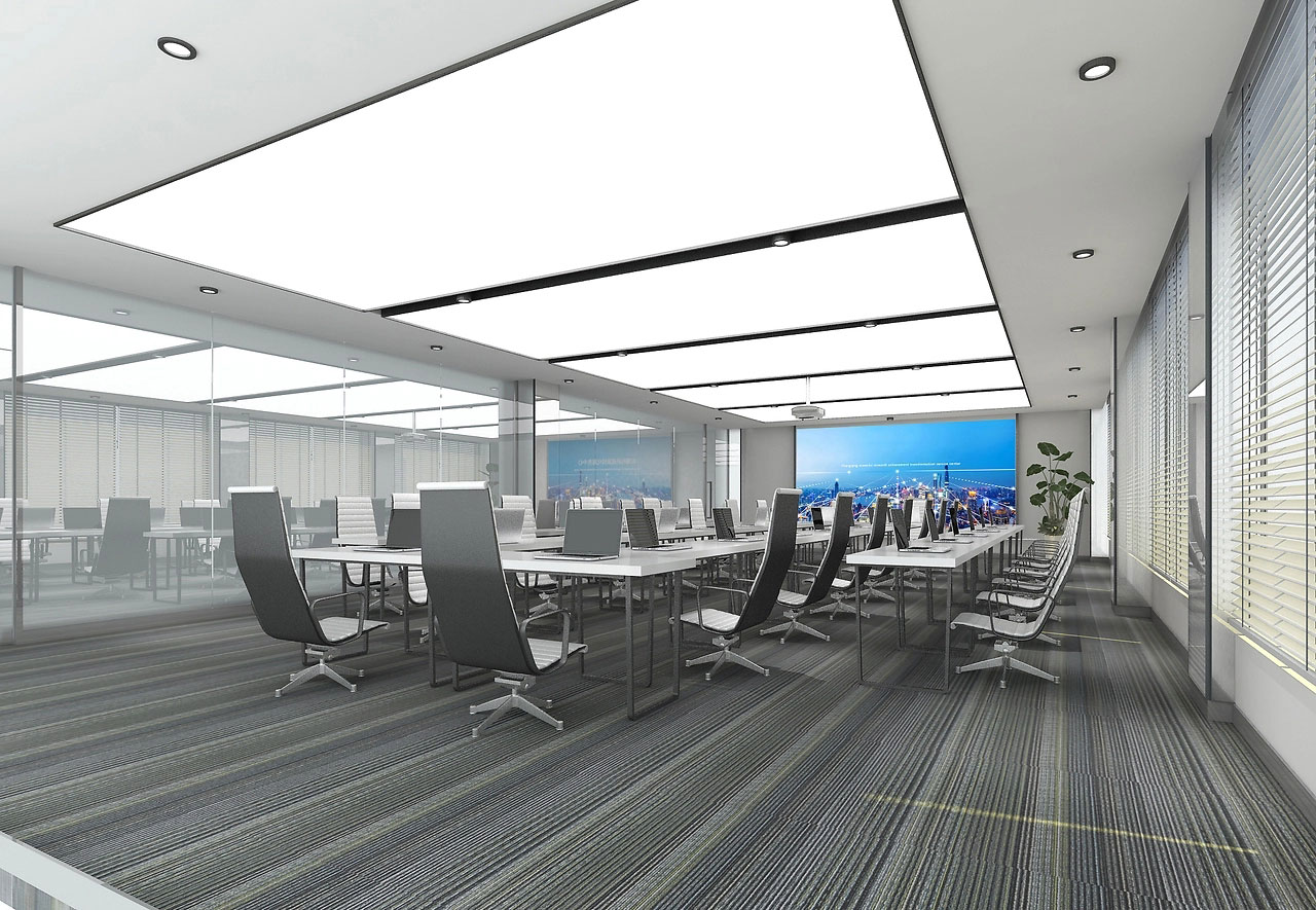 60平米新郑会议室装修设计效果图