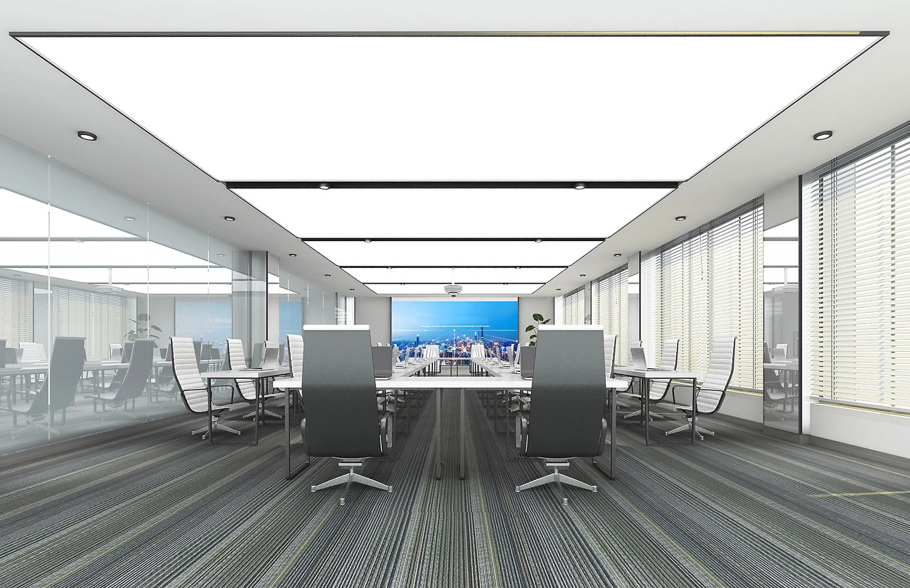 60平米新郑会议室装修设计效果图