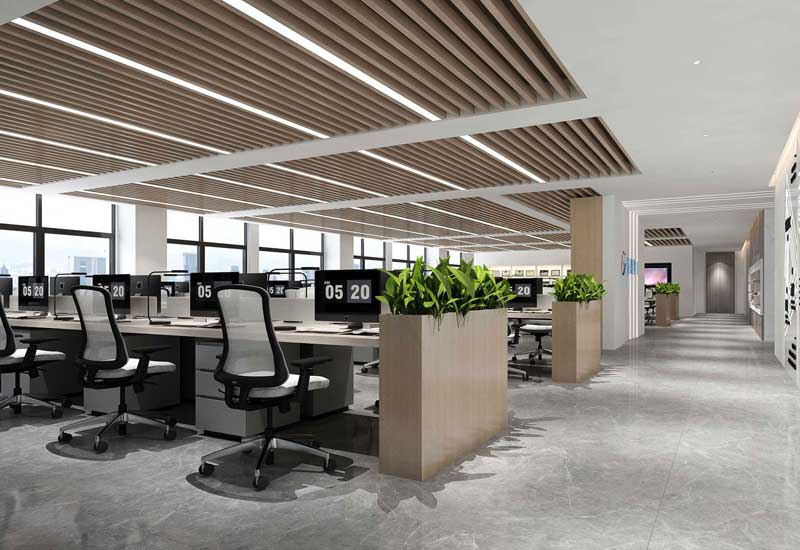 435平米新郑办公室装修设计效果图