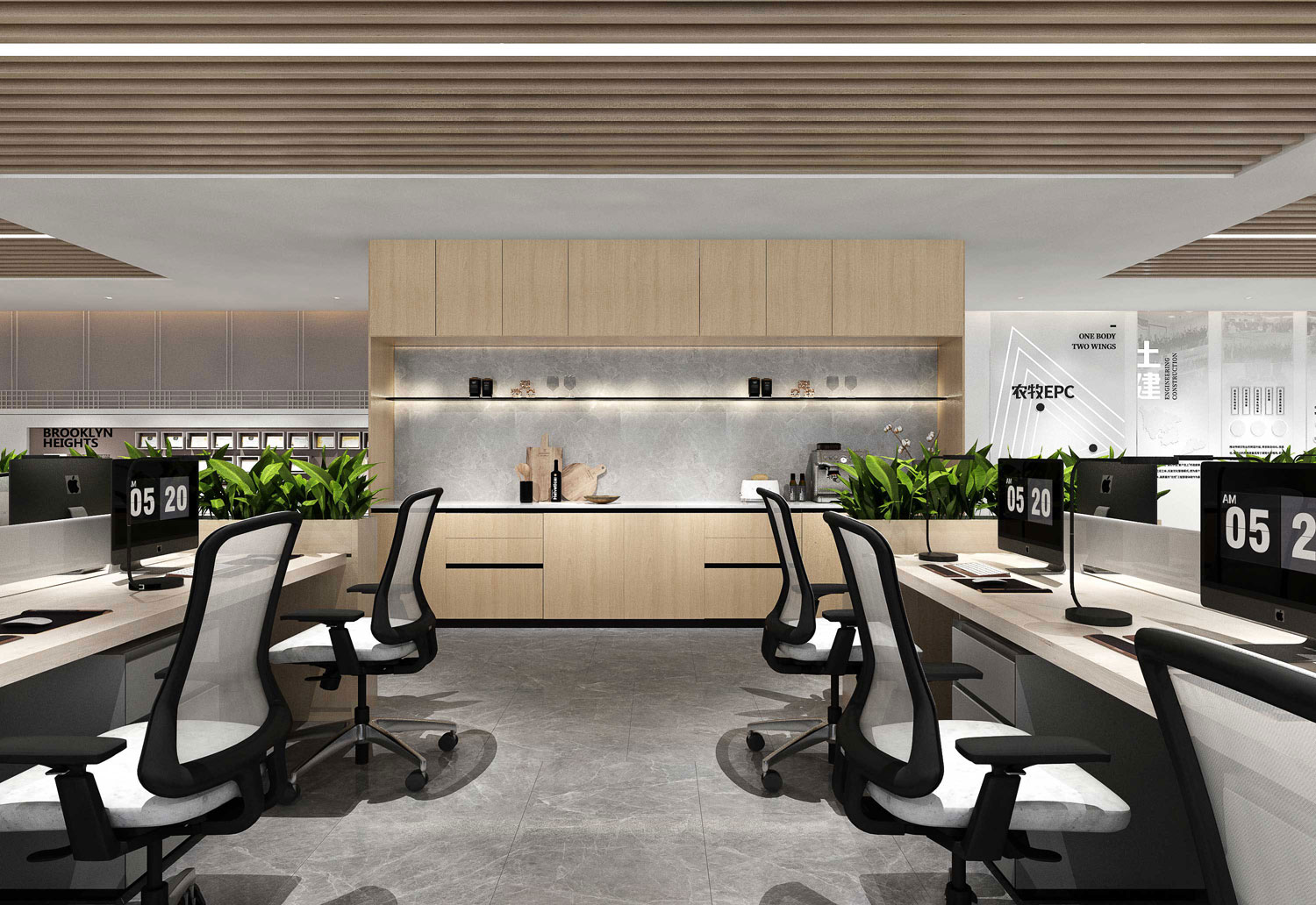 435平米新郑办公室装修设计效果图