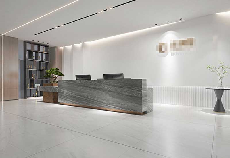 350平米新郑办公室装修施工效果图