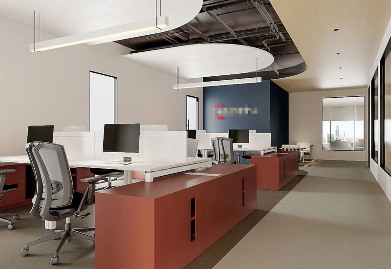 254平米新郑办公室设计施工效果图