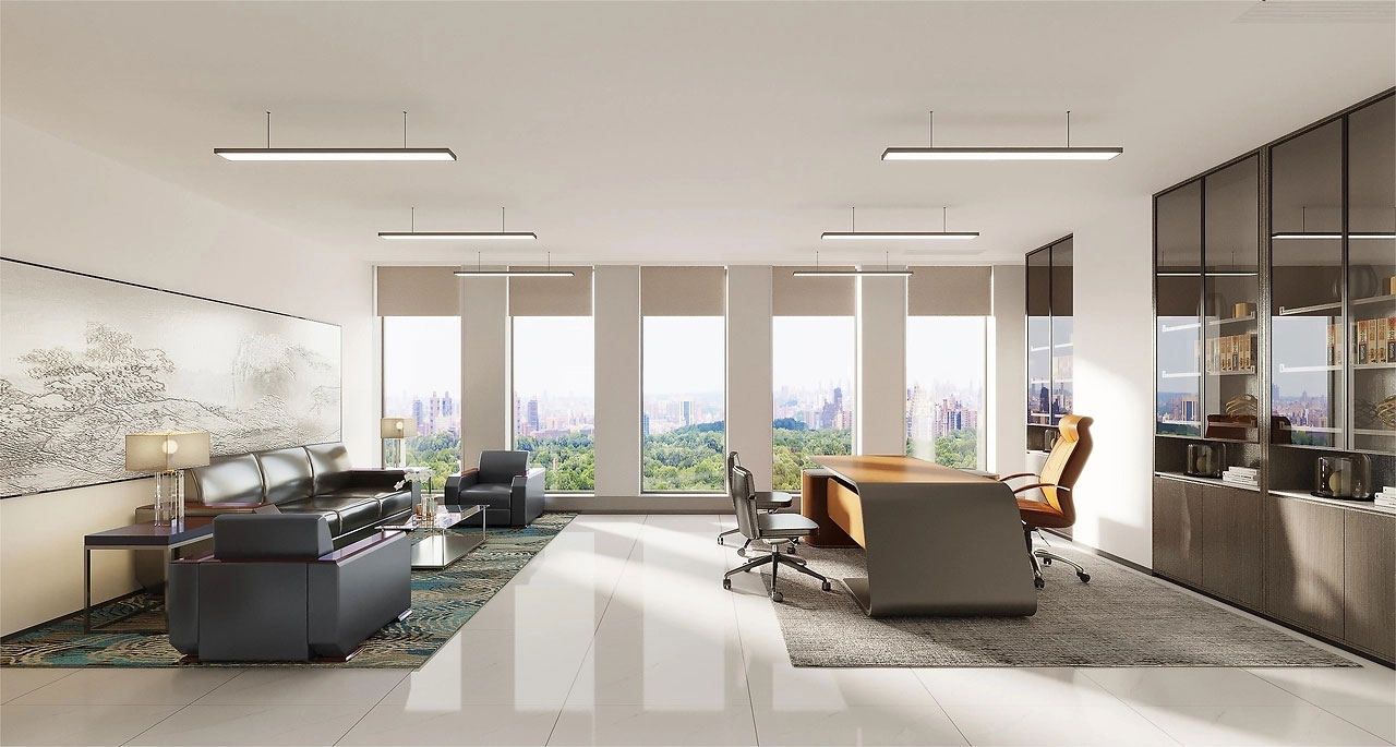 210平米新郑办公室设计装修效果图