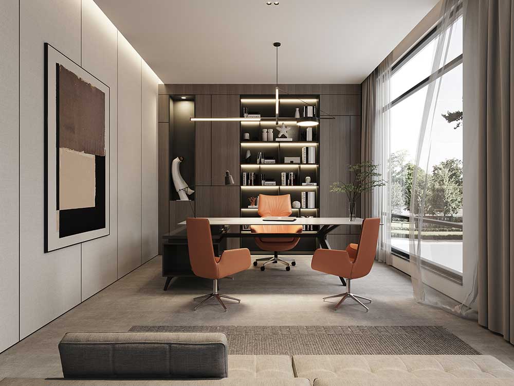 475平米新郑企业办公室设计效果图