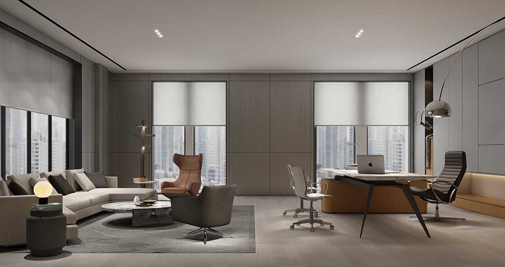 475平米新郑企业办公室设计效果图