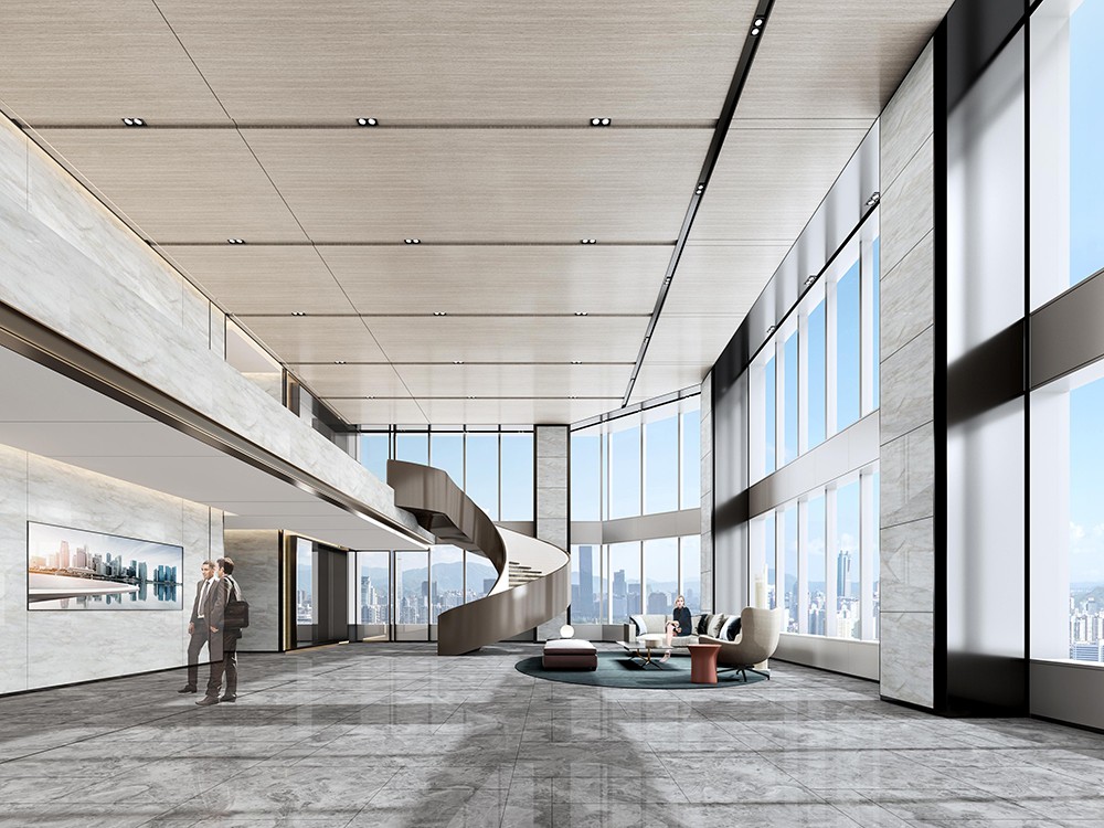 2000平米新郑办公楼装修设计效果图