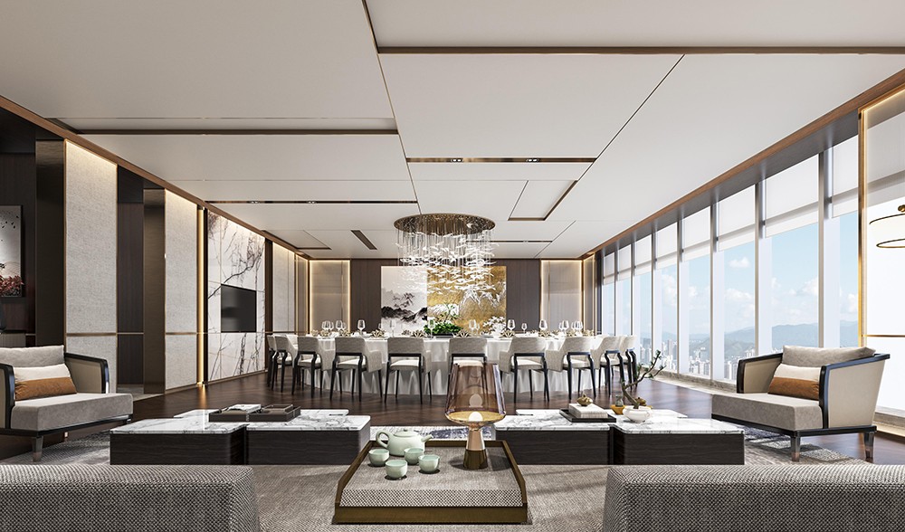 2000平米新郑办公楼装修设计效果图