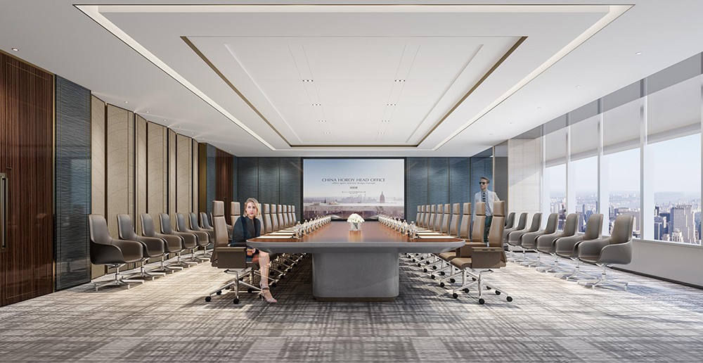 2000平米新郑办公楼装修设计效果图