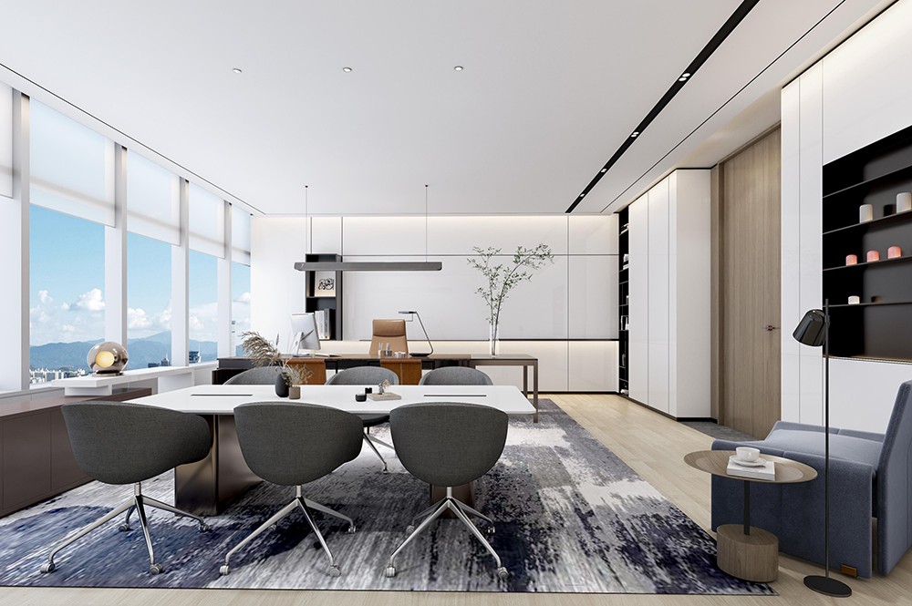 2000平米新郑办公楼装修设计效果图