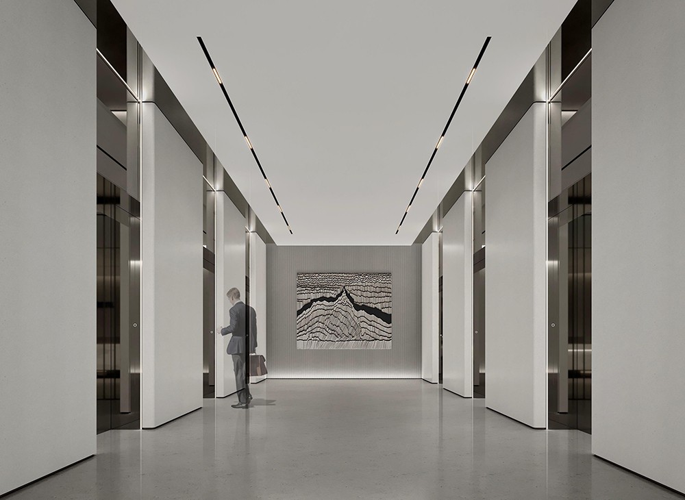 1800平米新郑企业办公楼设计效果图