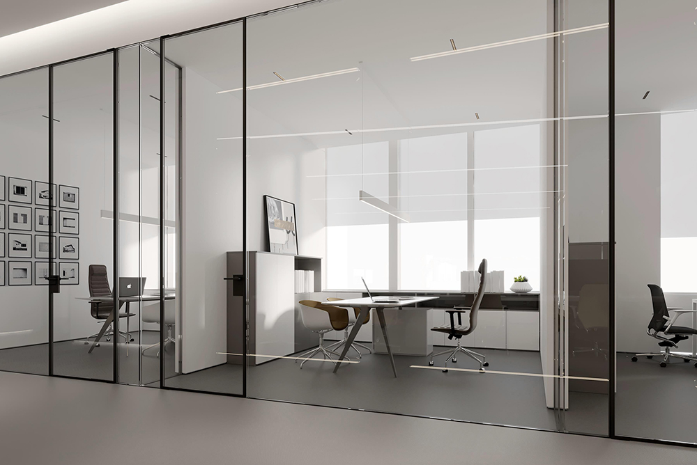 1800平米新郑企业办公楼设计效果图