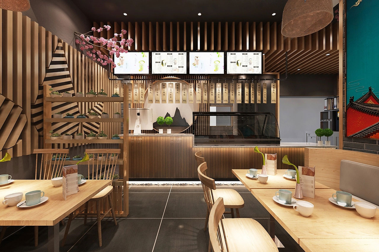 320平米新郑中餐馆装修设计效果图