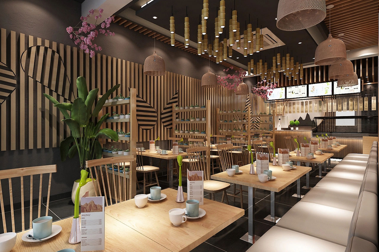 320平米新郑中餐馆装修设计效果图