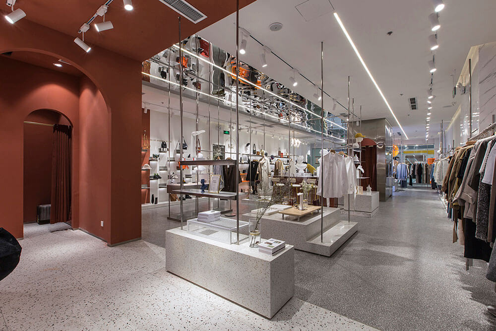 180平米新郑服装店面装修设计效果图