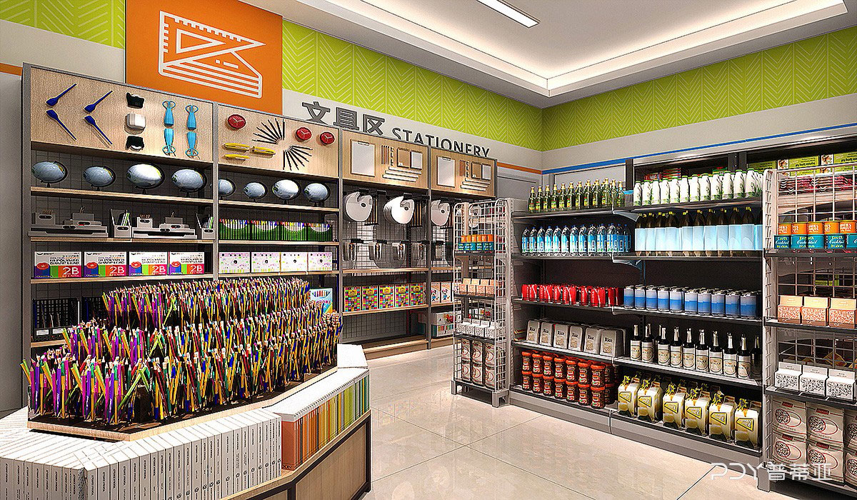 65平米新郑便利店装修设计效果图