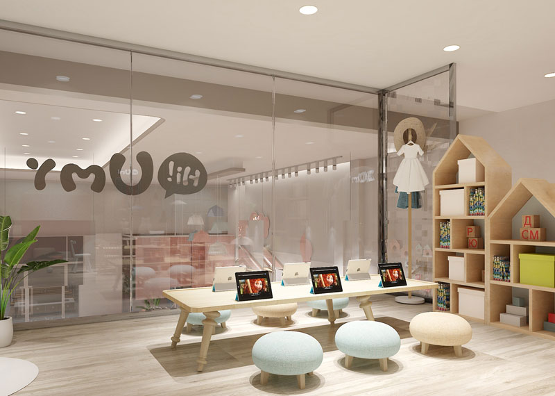 60平米新郑童装店面设计效果图