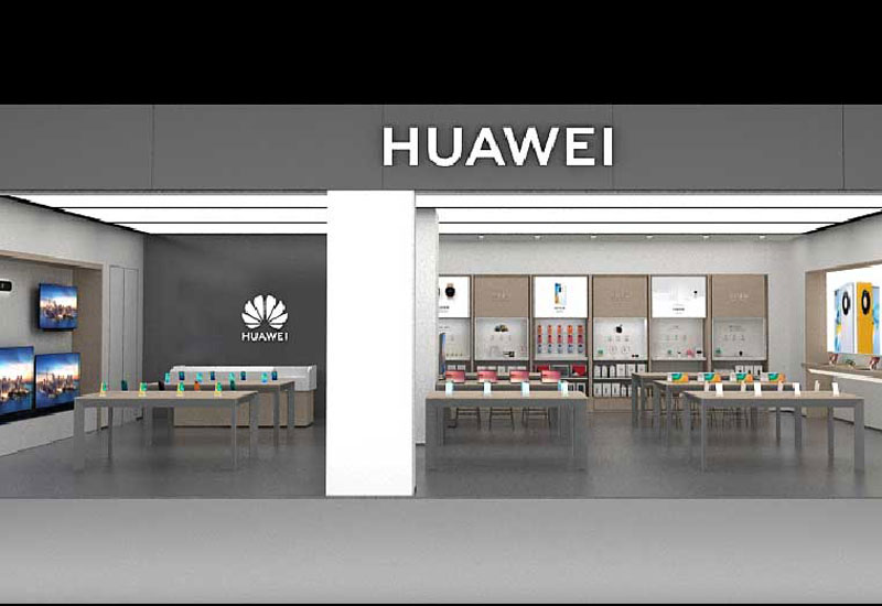 150平米新郑华为手机店装修设计效果图