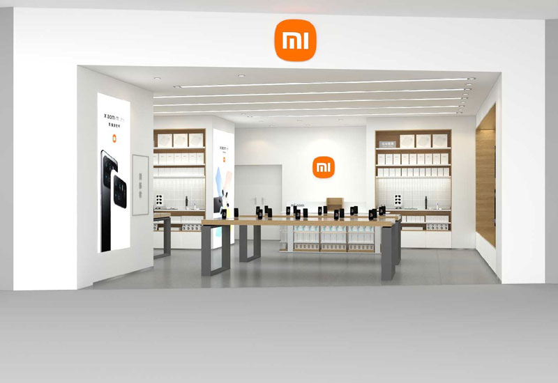 120平米新郑小米手机体验店装修设计效果图