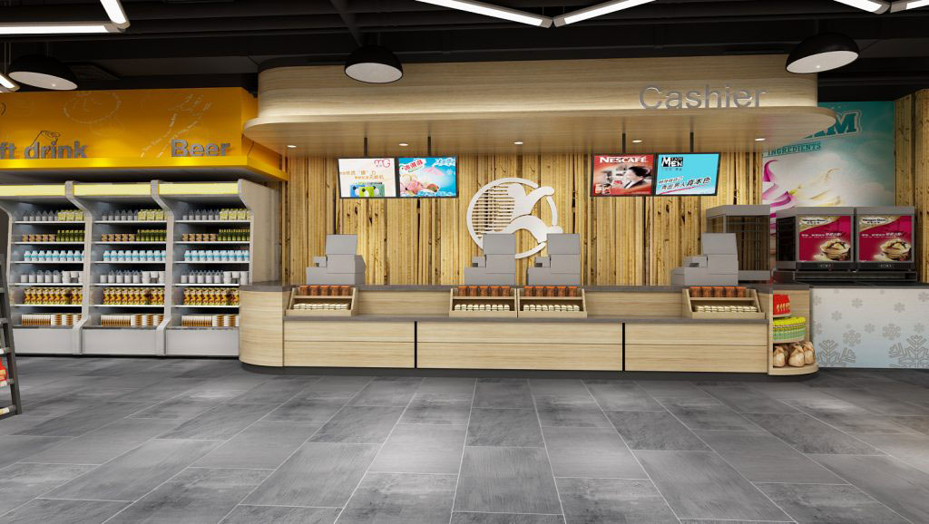 110平米新郑便利店装修设计效果图