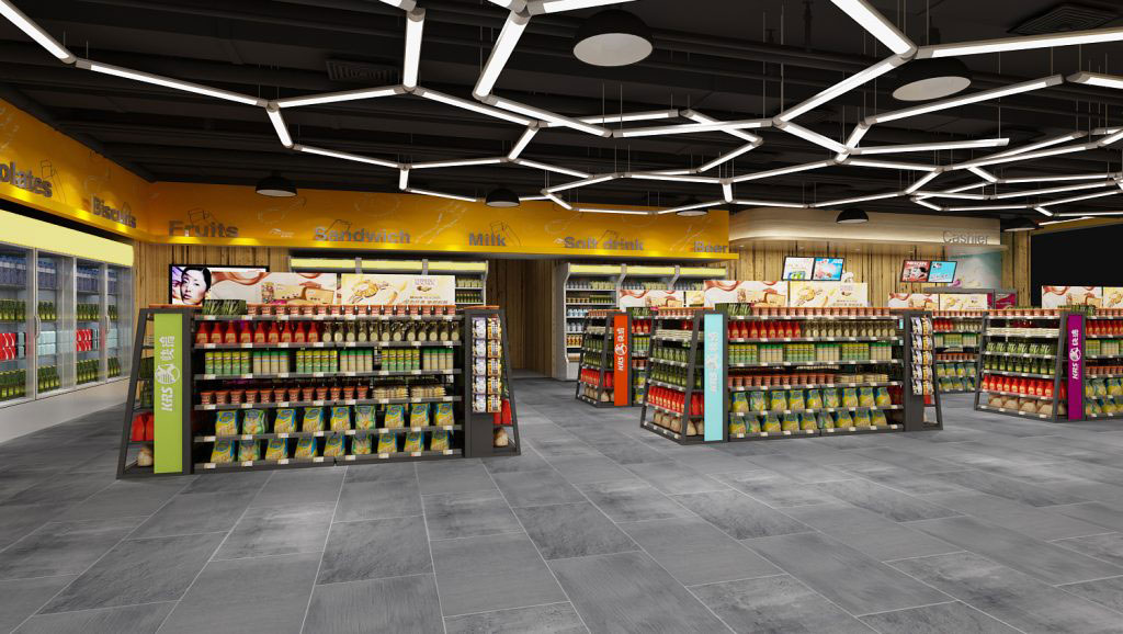110平米新郑便利店装修设计效果图