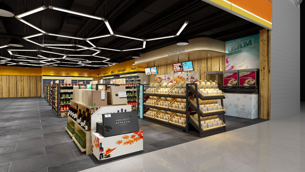 110平米新郑便利店装修设计效果图