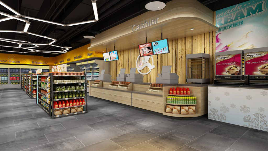 110平米新郑便利店装修设计效果图