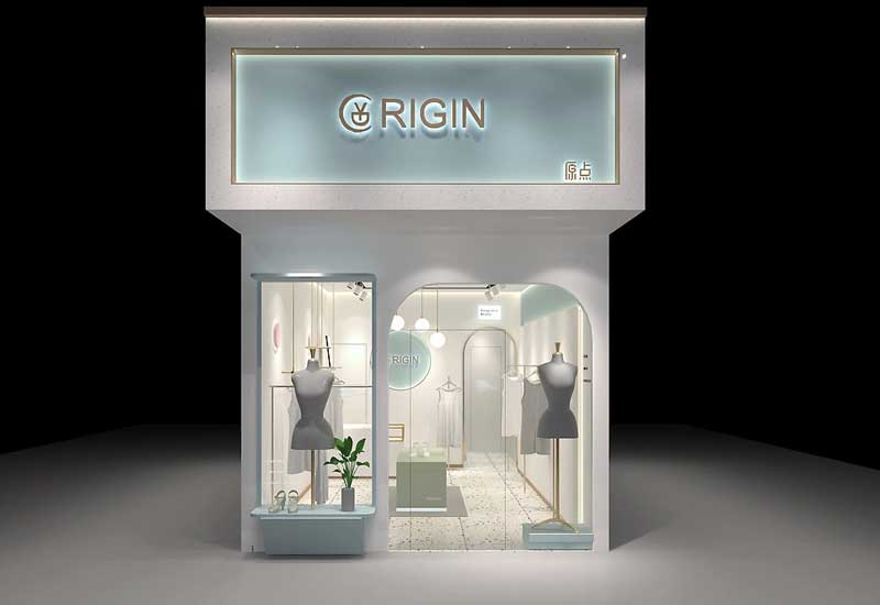 42平米新郑女装专卖店装修设计效果图