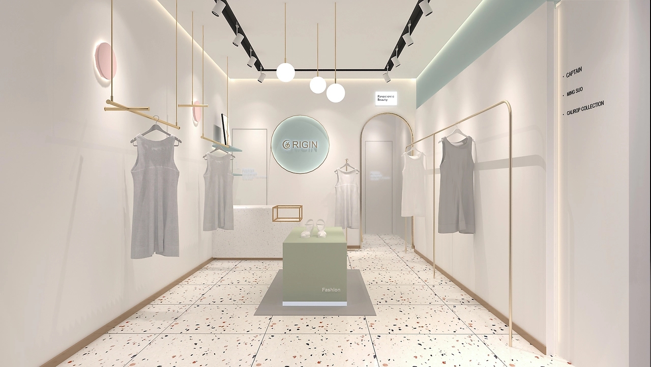 42平米新郑女装专卖店装修设计效果图